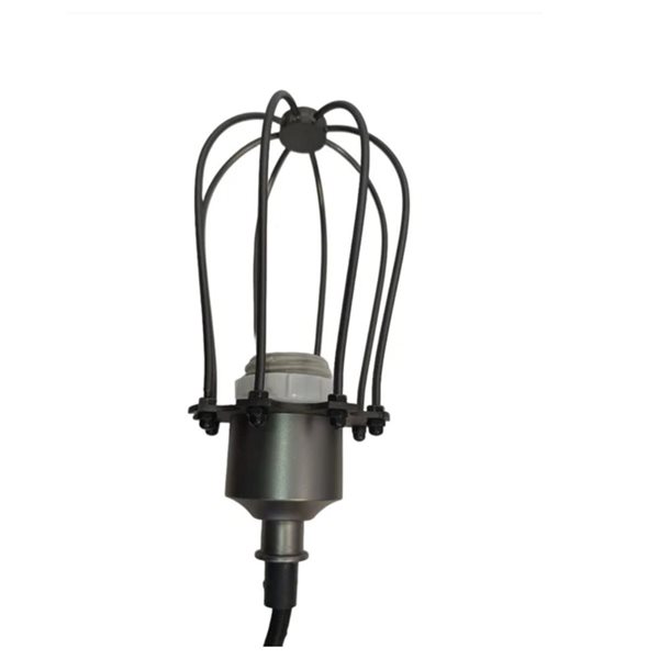 Plata Import 7 W x 9-in H Black Metal Industrial Style Dome Shape Pendant Light