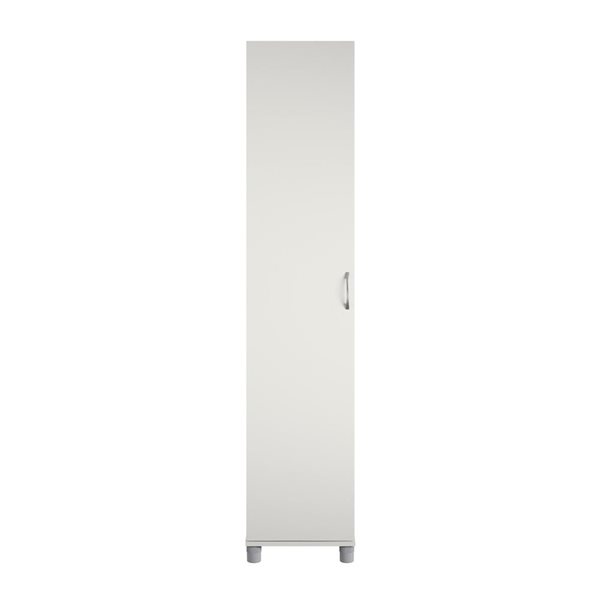 Armoire fonctionnelle sur pied Lory de Systembuild Evolution 16 po l. en panneau de particule, blanc