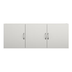 Systembuild Evolution Lory 54-in W 3-Door White Particleboard/MDF Wall-Mount Utility Storage Cabinet