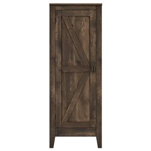 Armoire fonctionnelle sur pied Farmington de Systembuild Evolution 17 po l. en panneau de particules/MDF, brun rustique