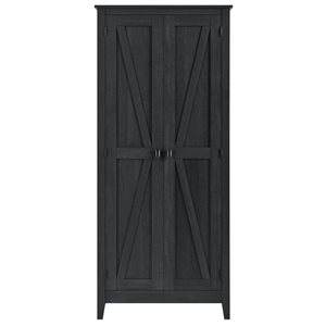 Armoire fonctionnelle sur pied Farmington de Systembuild Evolution 32 po l. en panneau de particules/MDF, chêne noir