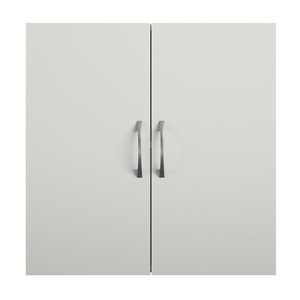 Armoire fonctionnelle murale Lory de Systembuild Evolution 2 portes 24 po l. en panneau de particule/MDF, blanc