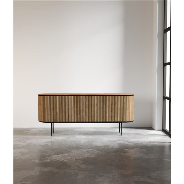 Urban Woodcraft Bolivar 79-in Reclaimed Teak Skin Dinning Buffet