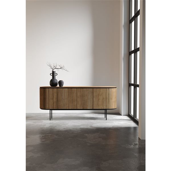 Urban Woodcraft Bolivar 79-in Reclaimed Teak Skin Dinning Buffet