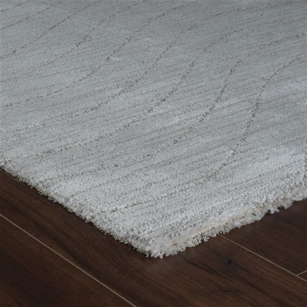 Rug Branch Casa 5 x 7-ft Grey Modern Abstract Indoor Area Rug