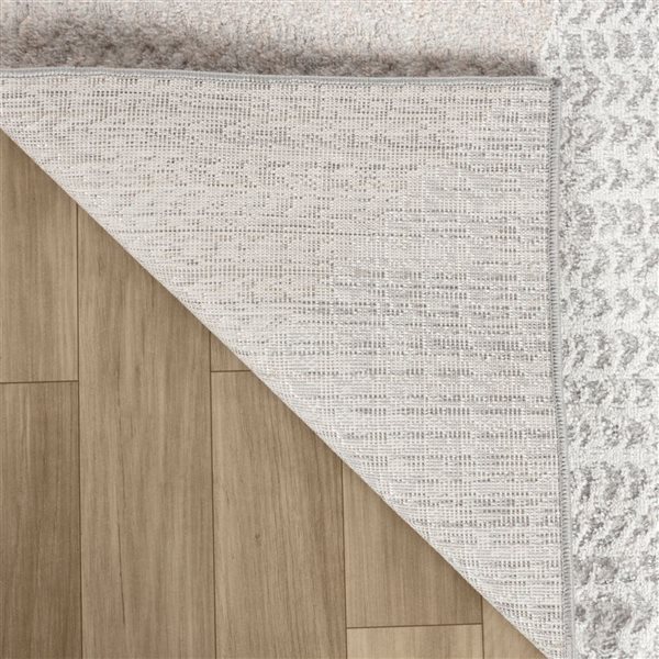 Rug Branch Cadence 4 x 6-ft Beige Cream Modern Abstract Indoor Area Rug