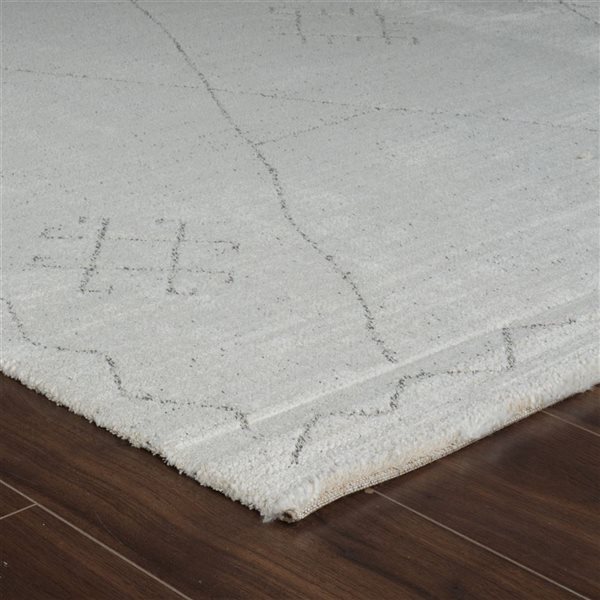 Rug Branch Casa 4 x 6-ft Beige Cream Modern Abstract Boho-Style Indoor Area Rug