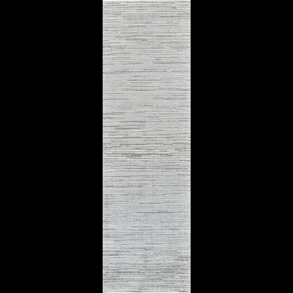 Rug Branch Casa 2 x 8-ft Grey Contemporary Abstract Indoor Runner Rug