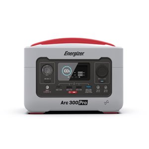 Bloc d'alimentation Energizer Arc 300 Pro avec batterie lithium-fer-phosphate et charge rapide