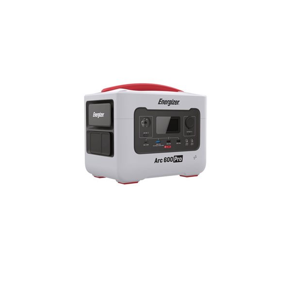 Bloc d'alimentation Energizer Arc 600 Pro avec batterie lithium-fer-phosphate et charge rapide