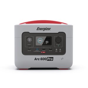 Bloc d'alimentation Energizer Arc 600 Pro avec batterie lithium-fer-phosphate et charge rapide