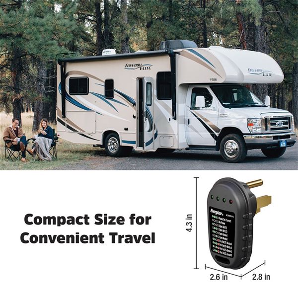 Energizer 50 Amp RV and EV Receptacle Tester 14-50