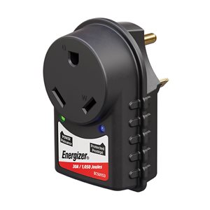 Energizer 30 Amp Plug and Play RV and EV Surge Protector TT-30