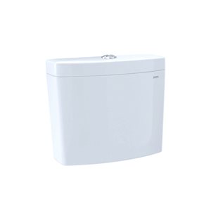 Réservoir de toilette Aquia IV par TOTO à double chasse 1,28 et 0,9 GPF compatibilité WASHLET+ avec chasse automatique