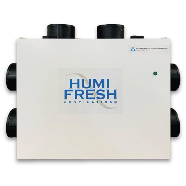 Humidex Humifresh Hybrid 200 Series Dual-Core Combined ERV and HRV Air Exchanger