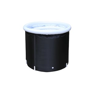 Bain de glace rond gonflable pour 1 personne avec couvercle Carley de A&E Bath and Shower