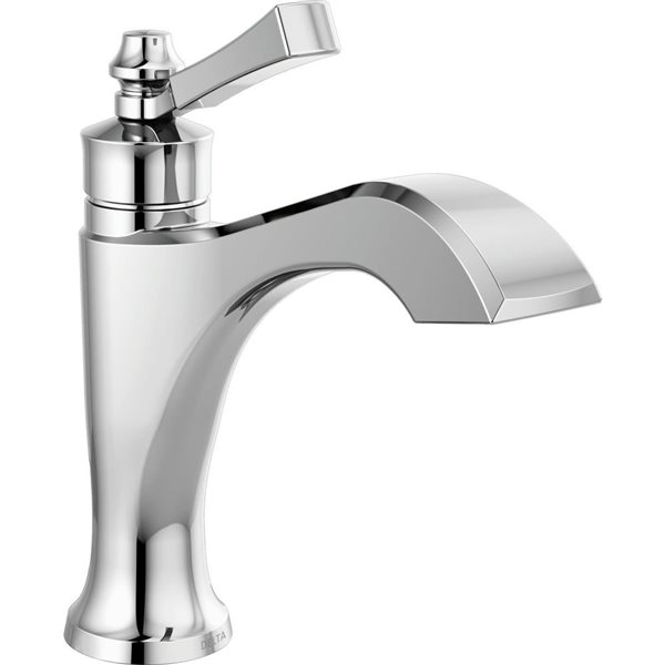 DELTA Dorval High-Arc Chrome Single Handle Bathroom Faucet