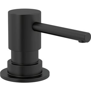 DELTA Trinsic Metal Soap Dispenser - Matte Black