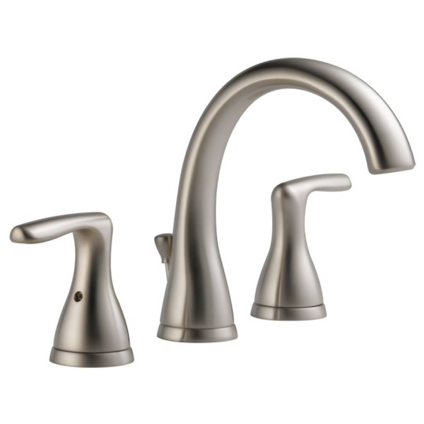 Peerless Two Handle Widespread Bathroom Faucet - Brushed Nickel