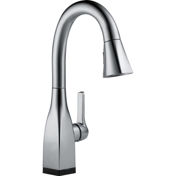 DELTA Mateo Single Handle Pull-down Prep Kitchen Faucet with Touch2O - Stainless steel