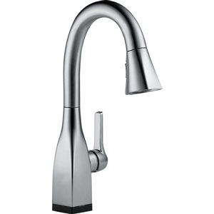 DELTA Mateo Single Handle Pull-down Prep Kitchen Faucet with Touch2O - Stainless steel