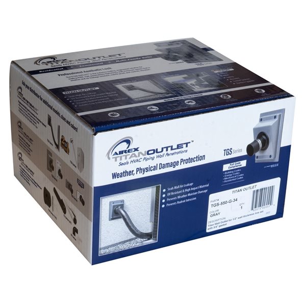 AIREX TITAN OUTLET HVAC Line-Set Penetration Cover