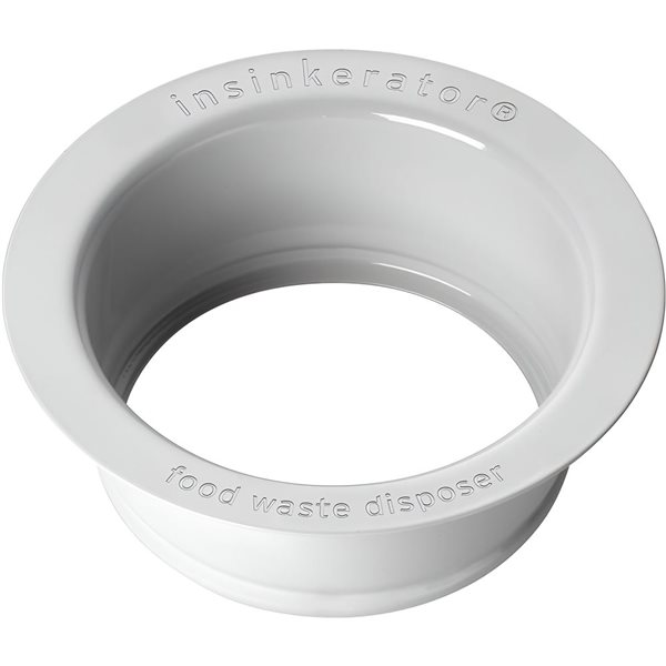 InSinkErator White Kitchen Sink Flange for InSinkErator Garbage Disposal