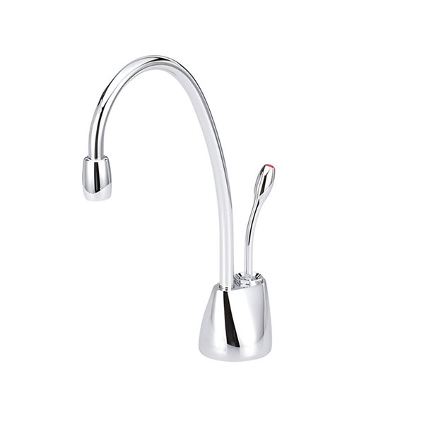 Distributeur d'eau chaude contemporain Indulge d'Insinkerator, chromé