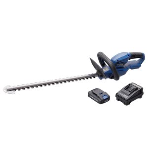 Hyundai 20V Lithium-Ion Cordless 18-in Hedge Trimmer Kit with 2.0 Ah Battery and Charger