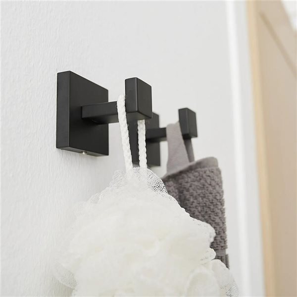 BWE 5-Piece Matte Black Bath Hardware Set