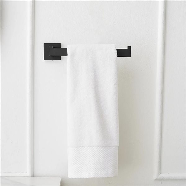 BWE 5-Piece Matte Black Bath Hardware Set