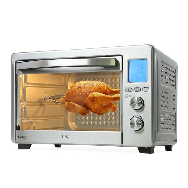 LNC Stainless Steel 34-Quart Air Fryer Toaster Oven