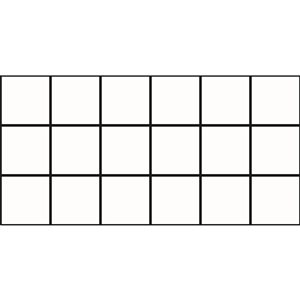 Dundee Deco White, Black 2 ft X 1 ft Peel & Stick Wall Panels, Sample