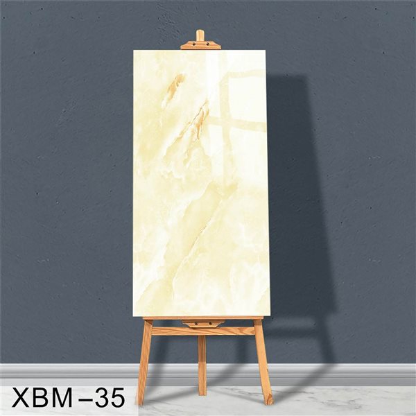 Dundee Deco Yellow, White 2 ft X 1 ft Peel & Stick Wall Panels, 9.5 sq ft in total