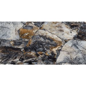 Dundee Deco Brown, Beige, Grey 6-in x 6-in Peel & Stick Wall Panels, Sample