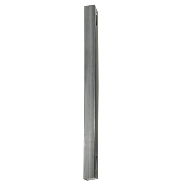everhome 5-in x 5-in x 8-ft Woodgrain Misty Grey Fence Post
