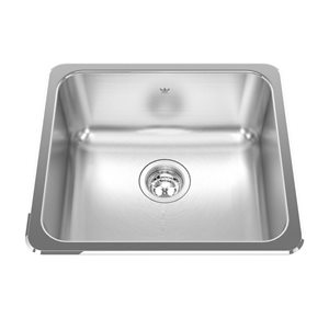 Kindred Steel Queen 20.13-in L x 18.13-in W x 8-in D Drop-In Single Bowl Stainless Steel Kitchen Sink