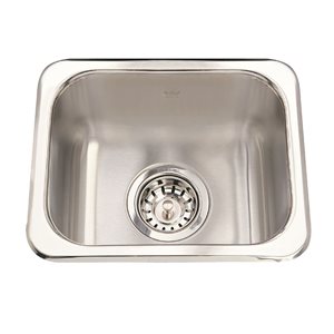 Kindred Utility Collection Drop-In Single Bowl Stainless Steel Hospitality Sink