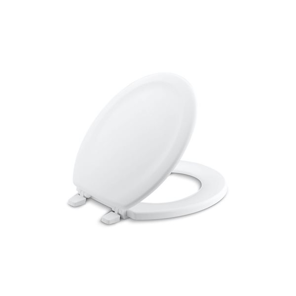 KOHLER Stonewood Round Closed Front Toilet Seat - White