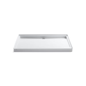 KOHLER 60-in x 36-in Groove Acrylic Shower Receptor with Back Drain