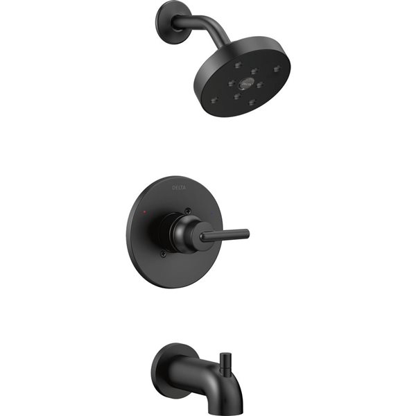 DELTA Trinsic 14 Series MC Tub/Shower Trim - Matte Black