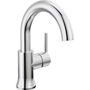 Robinet mitigeur de lavabo Trinsic de DELTA à col de cygne, fini chrome