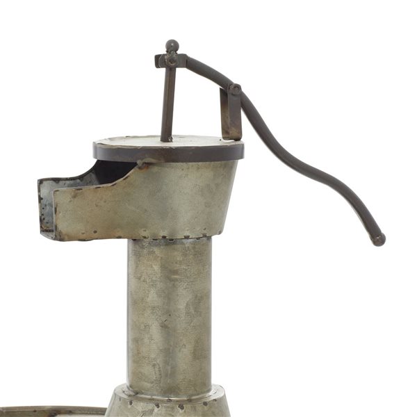 Grayson Lane Gray Metal  Fountain with Pump Style Faucet