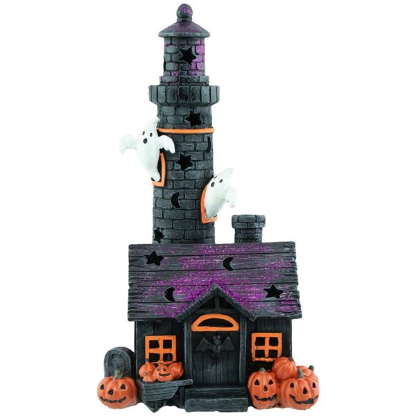 Northlight 11.75-in LED Lighted Haunted House Decoration 35246840 | RONA