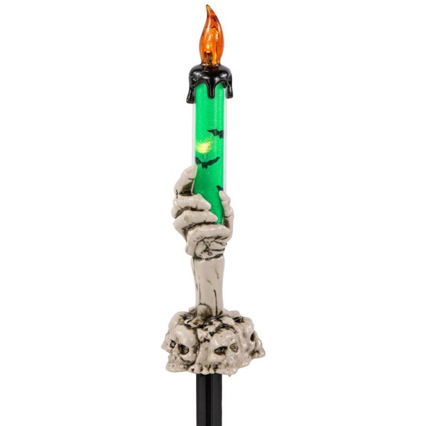 Northlight 8.5-in LED Lighted Skeleton Candle - 6/Pack