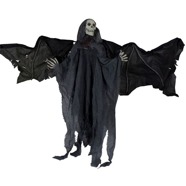 Northlight 50-in LED Lighted and Animated Winged Grim Reaper