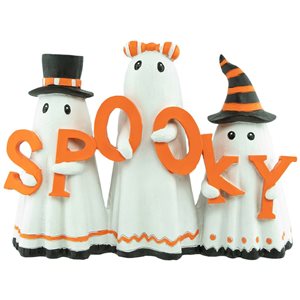 Northlight 9.25-in Spooky Ghost Trio Halloween Decoration