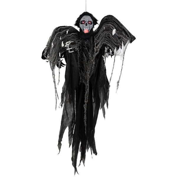Northlight 5-ft Animated Hanging Zombie Vampire with Lights and Sound