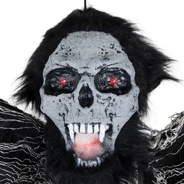Northlight 5-ft Animated Hanging Zombie Vampire with Lights and Sound