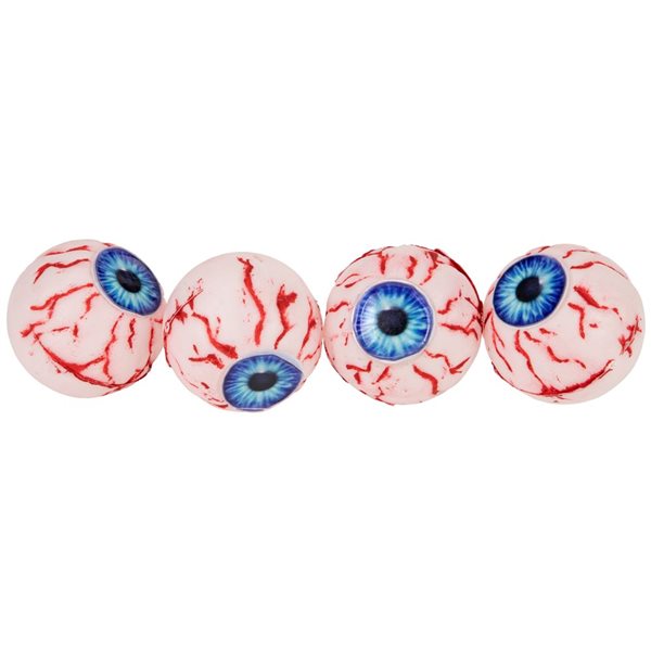 Northlight 2-in Bloodshot Eyeballs Halloween Decorations -  4/Pack